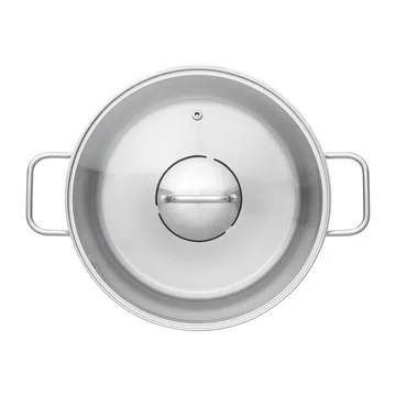 Fiskars σετ κατσαρόλα και κατσαρολάκι με γυάλινο καπάκι 3 τεμάχια - Ανοξείδωτο ατσάλι - Fiskars