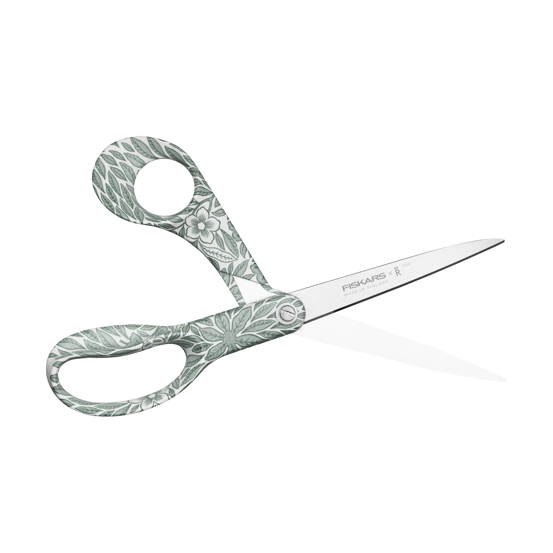 Fiskars x Rörstrand ψαλίδι γενικής χρήσης, Ostindia Floris πράσινο, 21 cm Fiskars