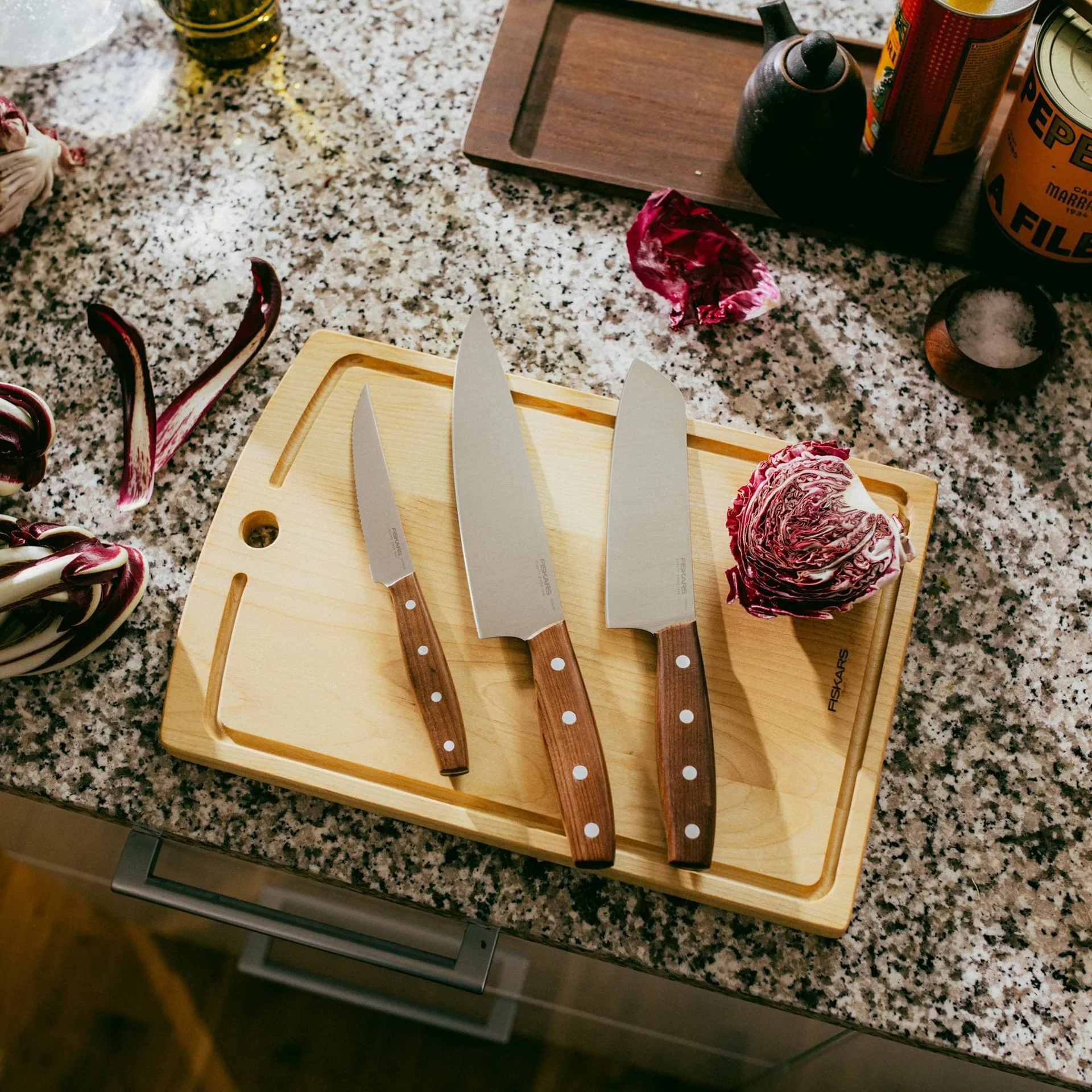 Folken σετ μαχαιριών, 3 τεμάχια Fiskars