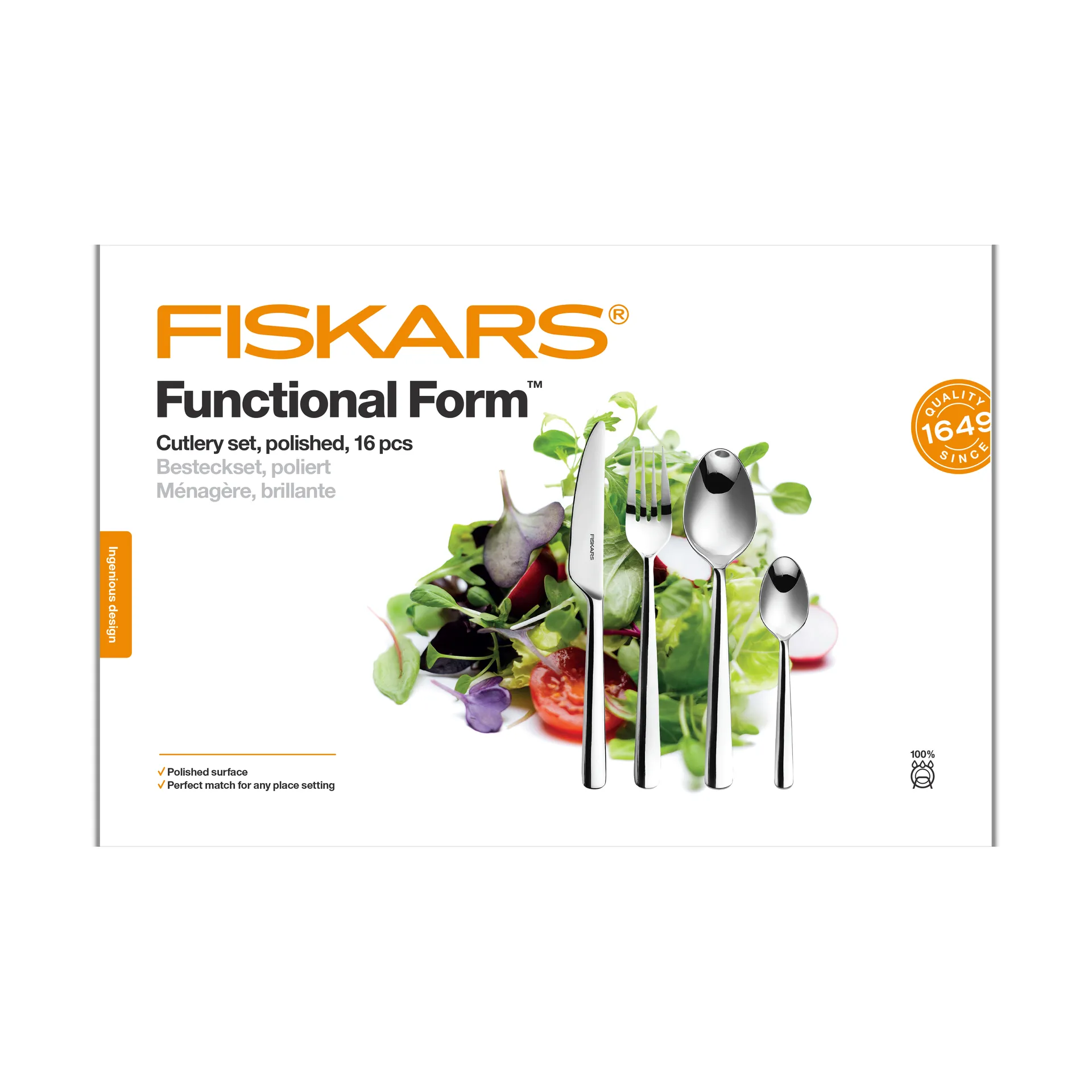 Functional Form μαχαιροπίρουνα blank, 16 κομμάτια Fiskars