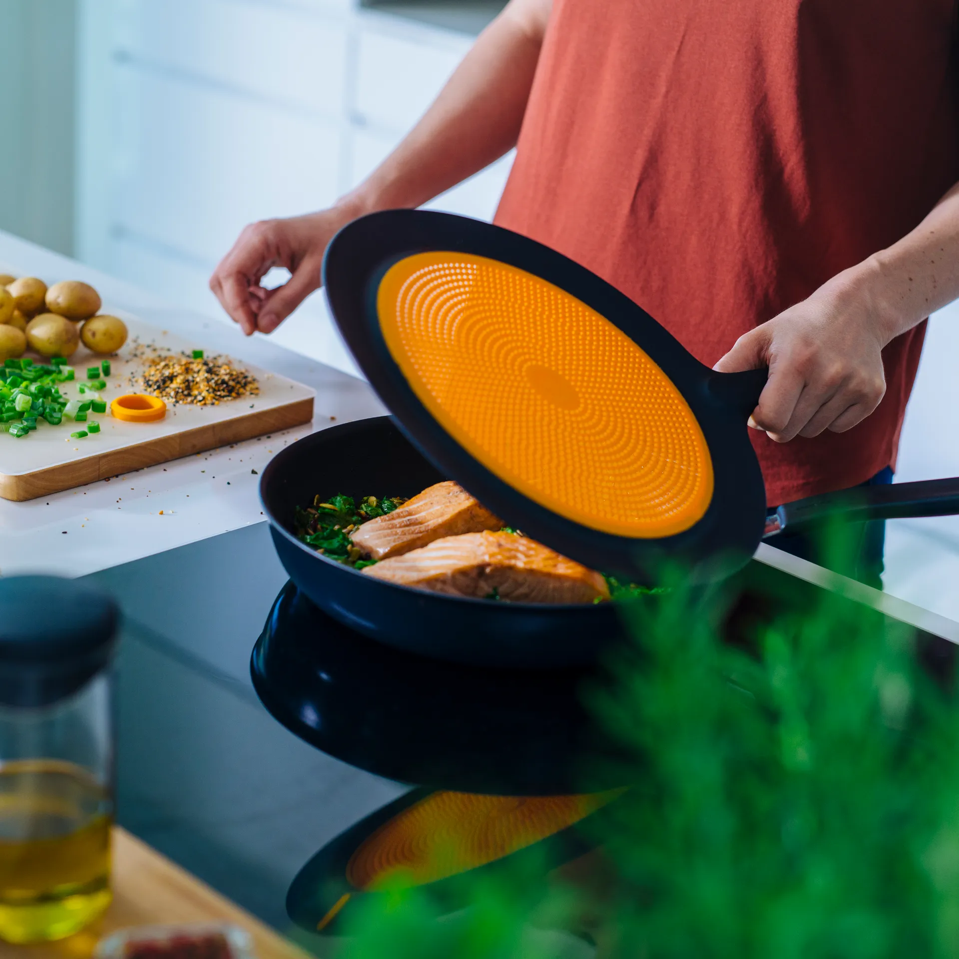 Functional Form προστατευτικό σιλικόνης, Μαύρο Fiskars