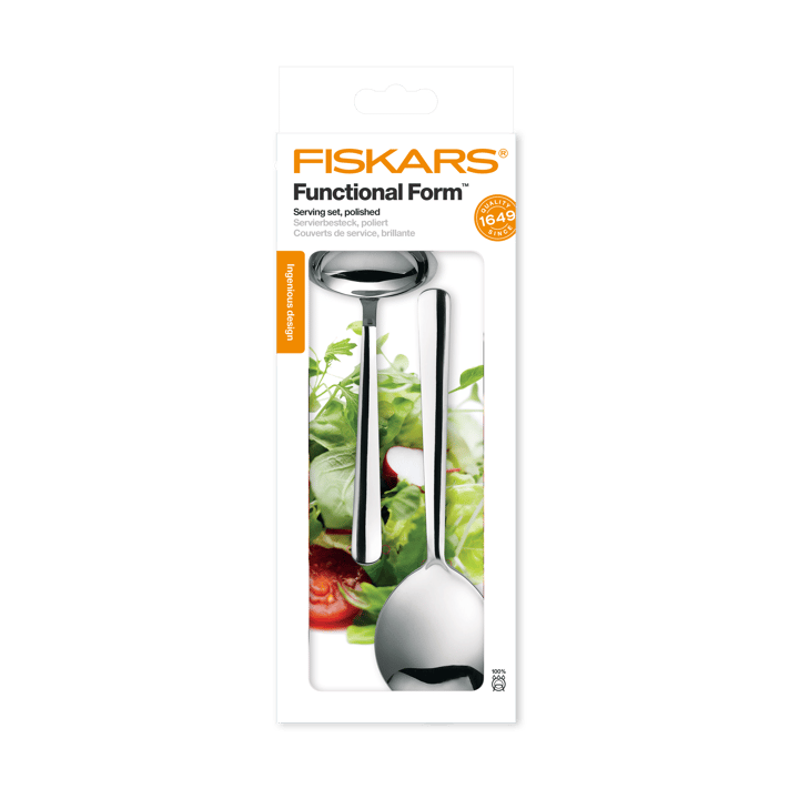 Funktionellt Form σετ σερβιρίσματος 2 τεμαχίων, Blank Fiskars
