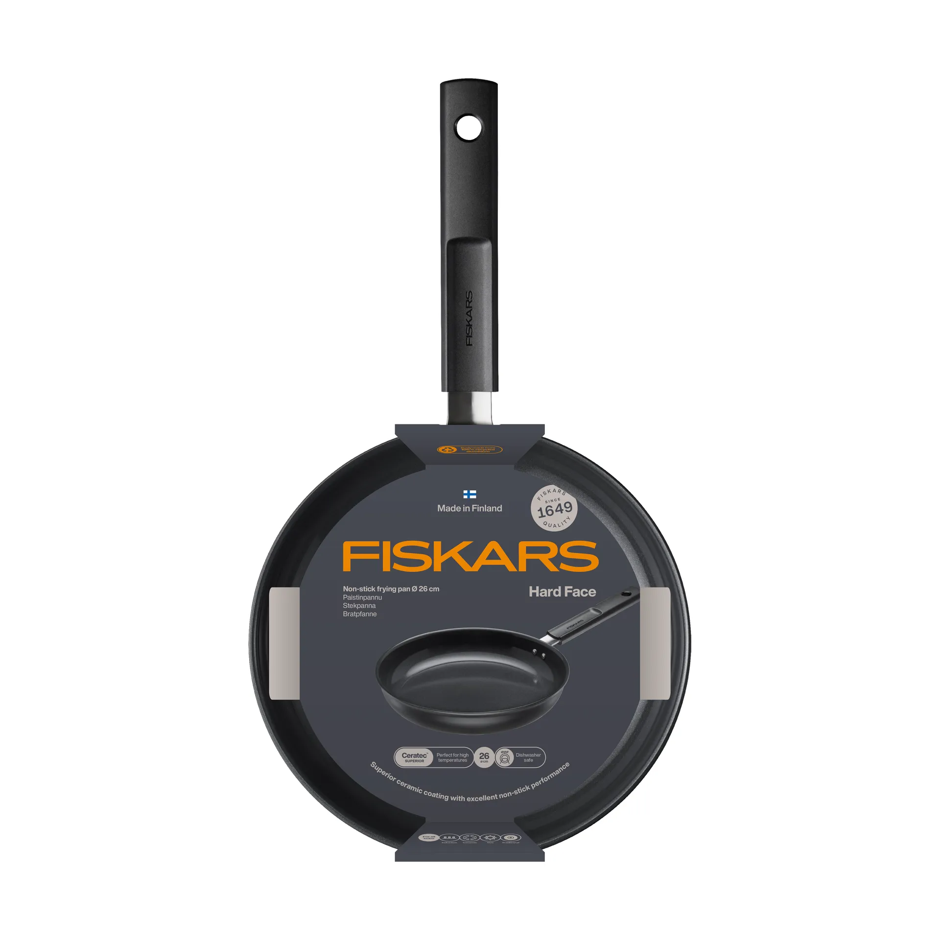 Hard Face τηγάνι Ceratec Superior, 26 εκ. Fiskars