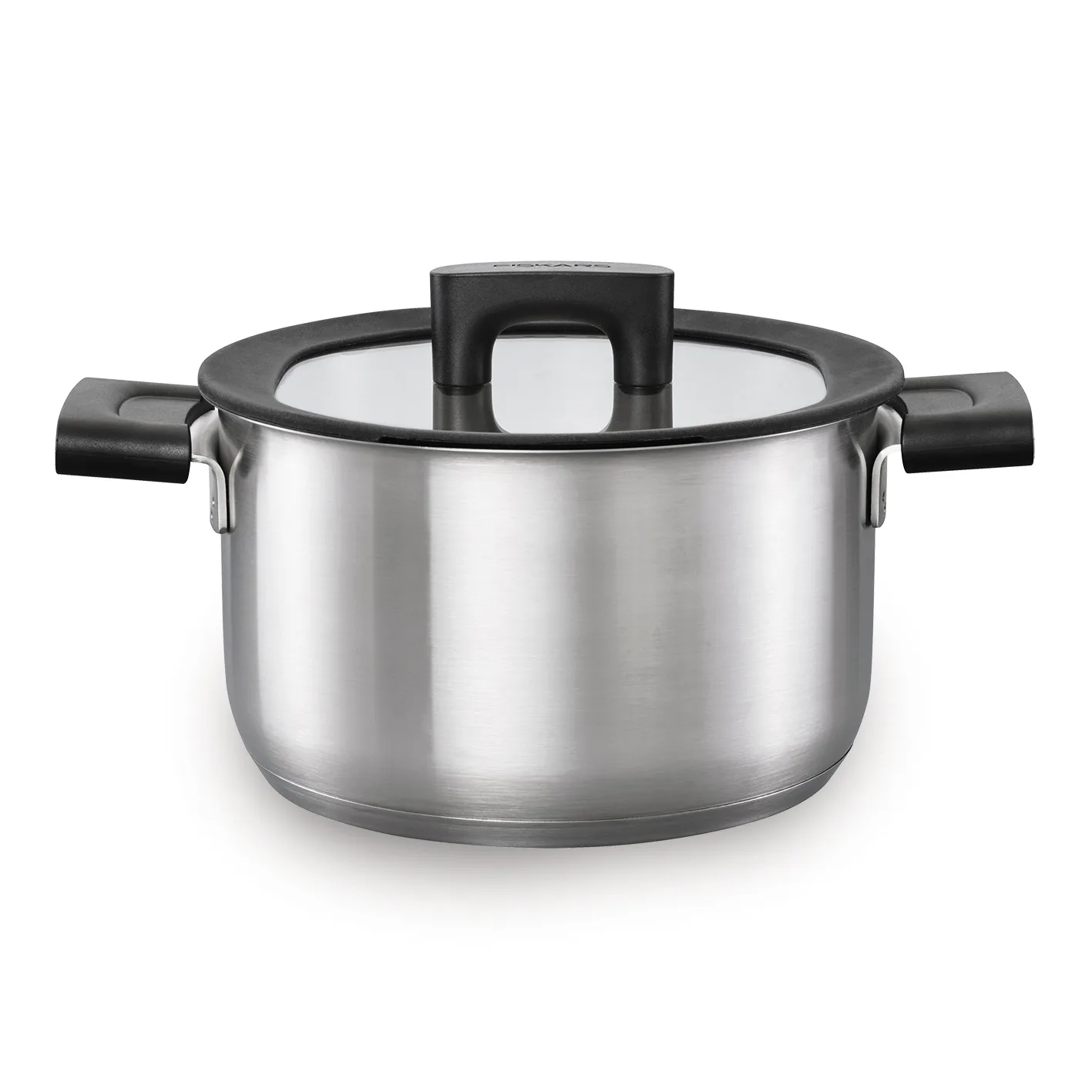 Hard Face Steel κατσαρόλα με καπάκι, 3,5 l Fiskars