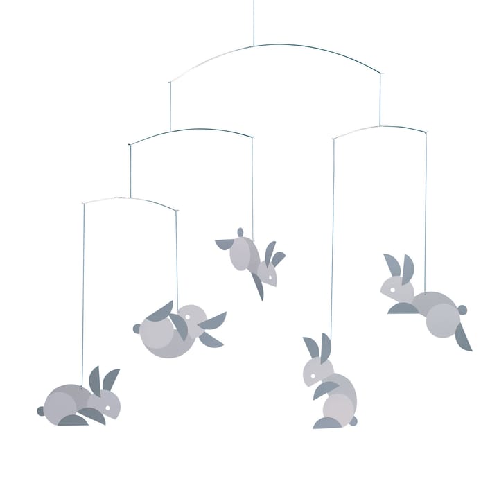 Circular bunnies μόμπιλε - πολύχρωμο - Flensted Mobiles
