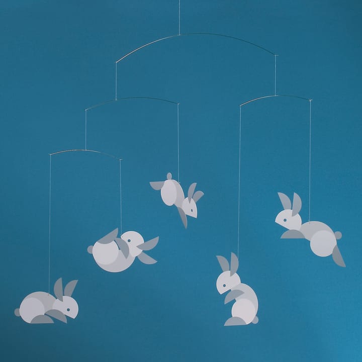 Circular bunnies μόμπιλε - πολύχρωμο - Flensted Mobiles