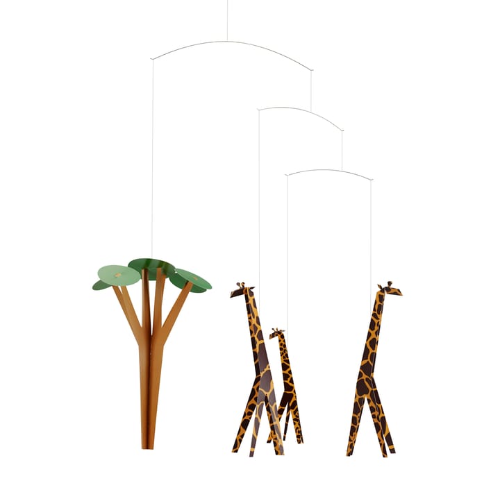 Giraffes on the Savannah μόμπιλε - πολύχρωμο - Flensted Mobiles