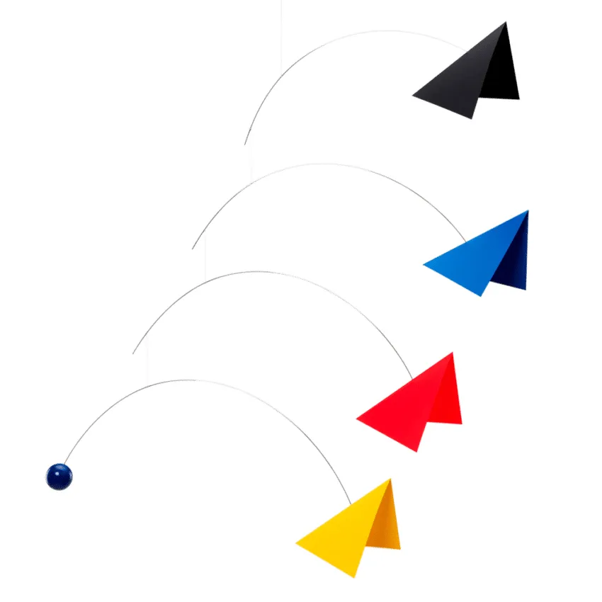 Mirage μόμπιλε, πολύχρωμο Flensted Mobiles