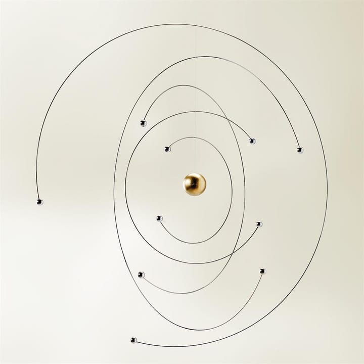 Niels Bohr Atom Model μόμπιλε - πολύχρωμο - Flensted Mobiles
