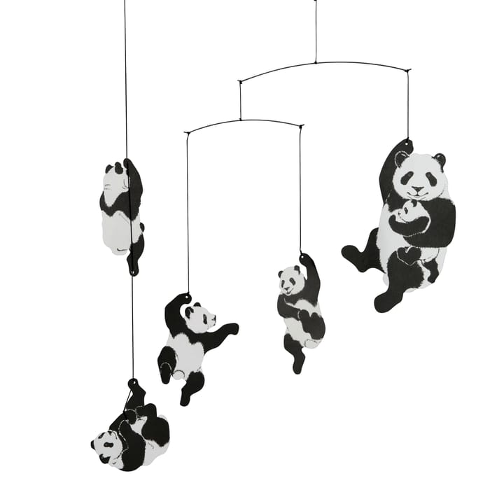Panda μόμπιλε - μαύρο-λευκό - Flensted Mobiles