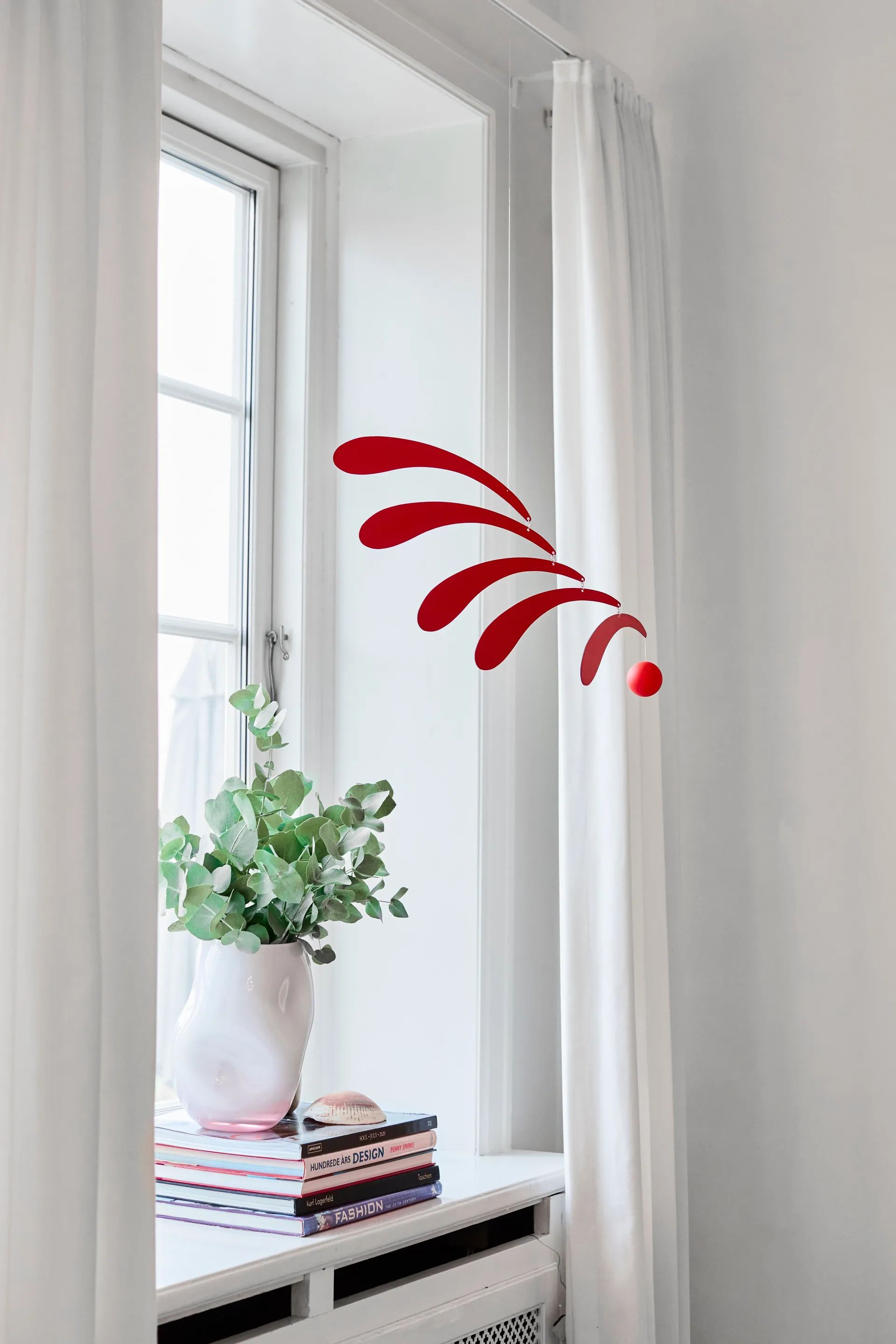 The Flowing Rythm μόμπιλε, κόκκινο Flensted Mobiles