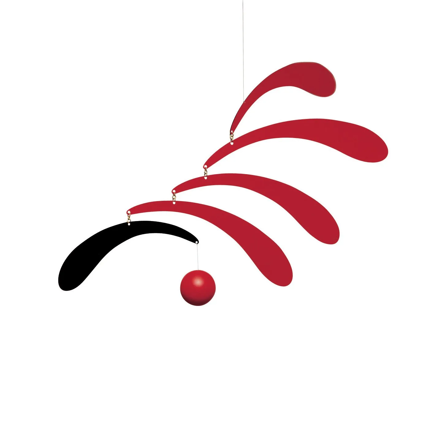 The Flowing Rythm μόμπιλε, κόκκινο Flensted Mobiles