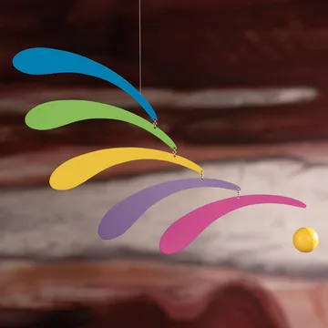 The Flowing Rythm μόμπιλε - ουράνιο τόξο - Flensted Mobiles