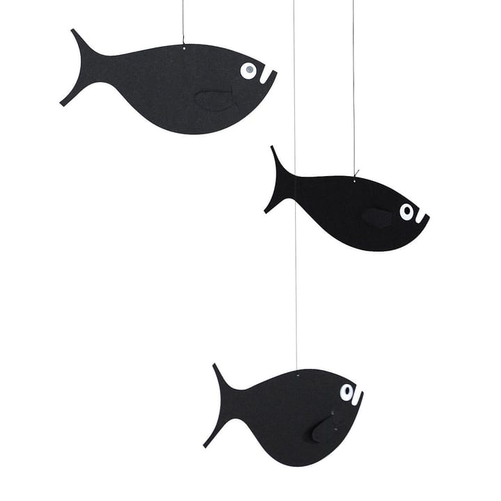 Διακοσμητικά ψάρια, μαύρο Flensted Mobiles