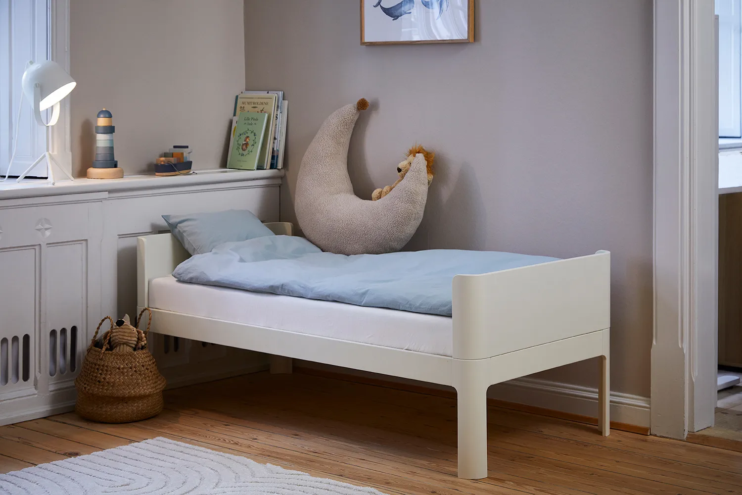 Σετ κλινοσκεπασμάτων Dawn junior 100x140 εκ, Blue FLEXA