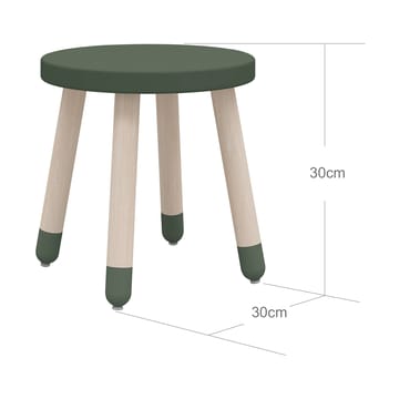 Σκαμπό Dots 30 cm - Green - FLEXA