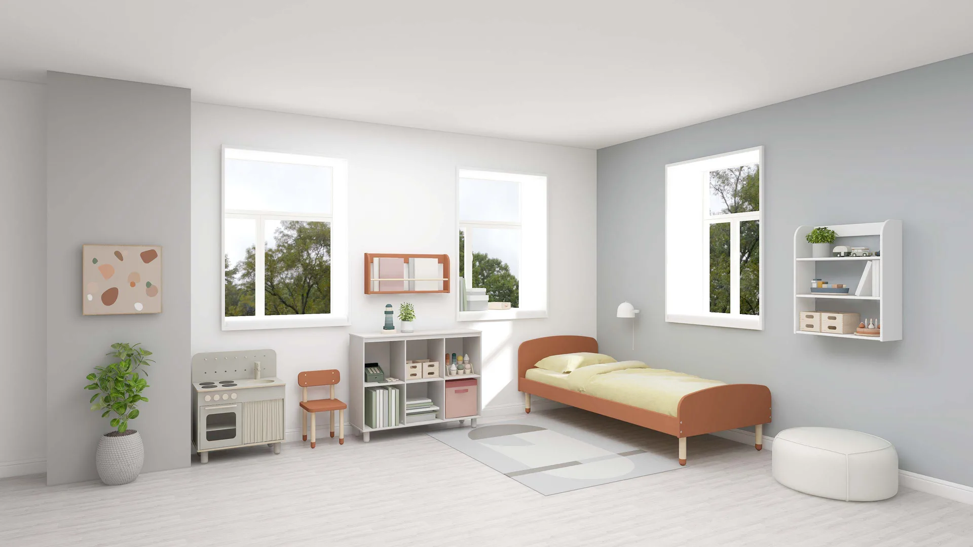 Καρέκλα Dots, Rose FLEXA