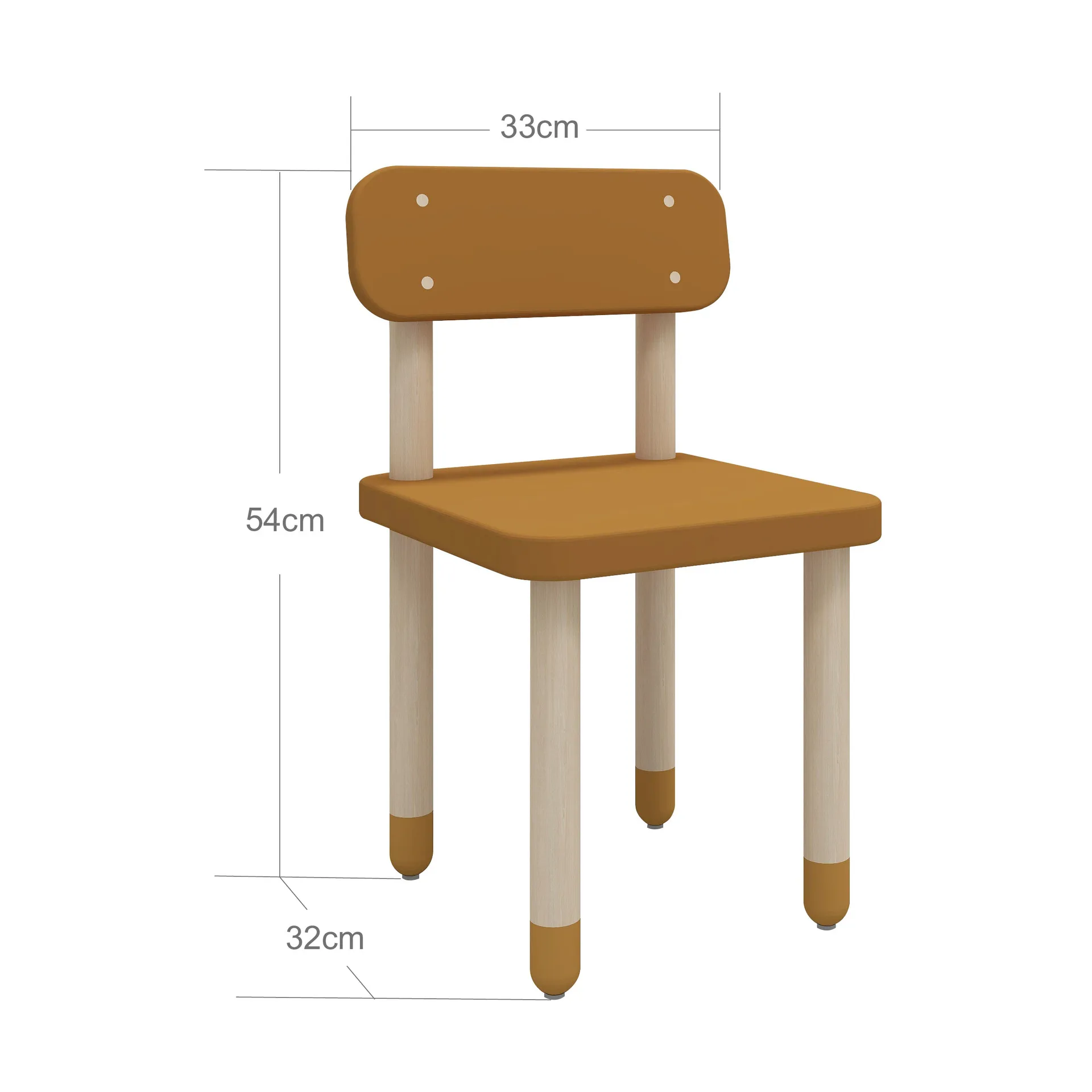 Καρέκλα Dots, Yellow FLEXA