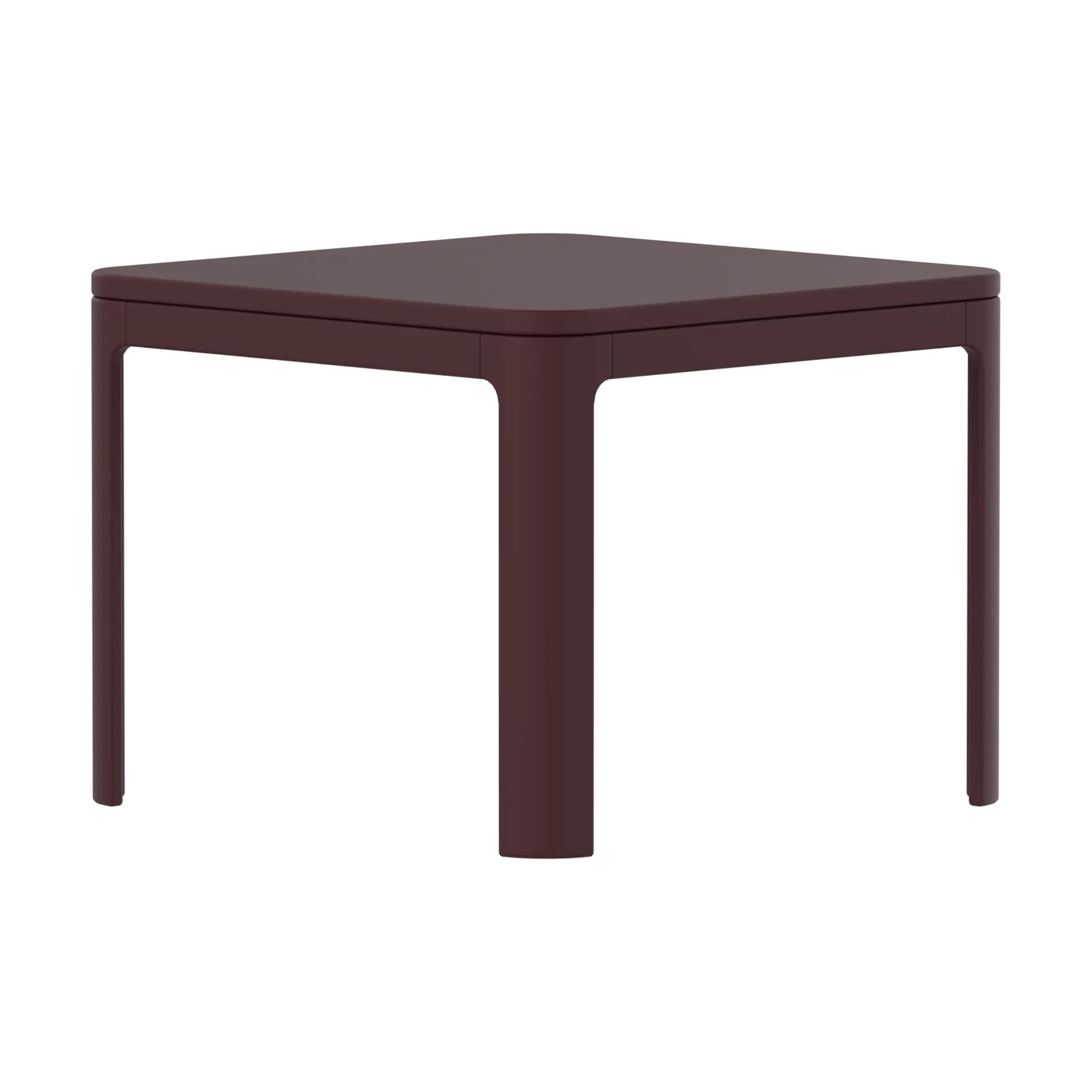 Τραπέζι Nova 47x60x60 εκ, Κόντρα πλακέ από ροδιά FLEXA