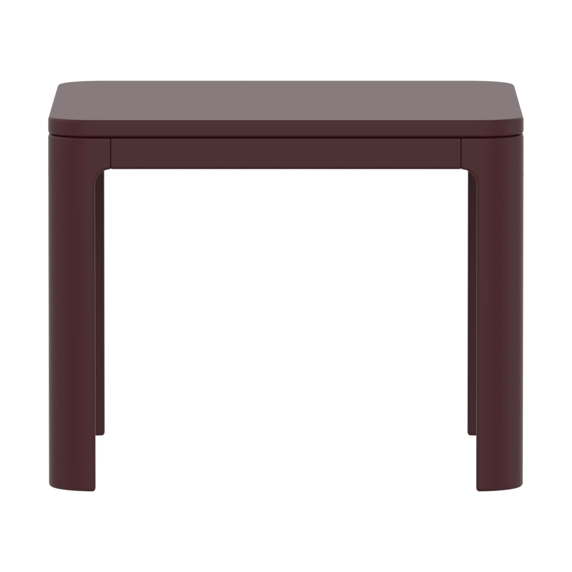 Τραπέζι Nova 47x60x60 εκ, Κόντρα πλακέ από ροδιά FLEXA