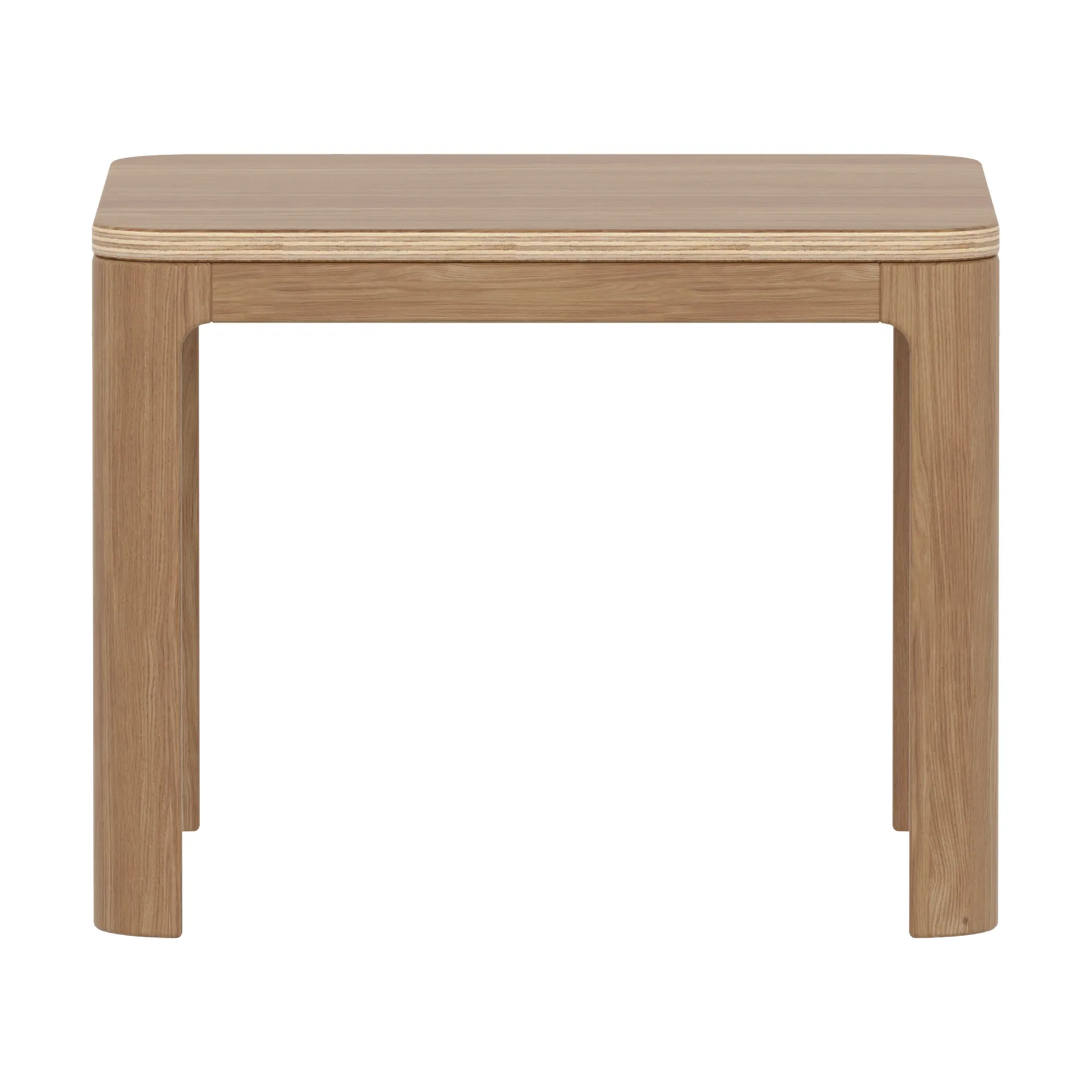 Τραπέζι Nova 47x60x60 εκ, Καπλαμάς βελανιδιάς FLEXA