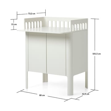 Αλλαξιέρα Nova 80x101 cm - Cream - FLEXA