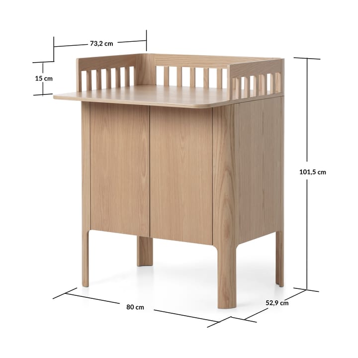Αλλαξιέρα Nova 80x101 cm, Oak FLEXA