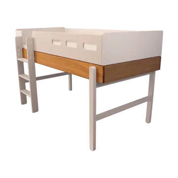 Ψηλό κρεβάτι Popsicle - Oak Cream - FLEXA