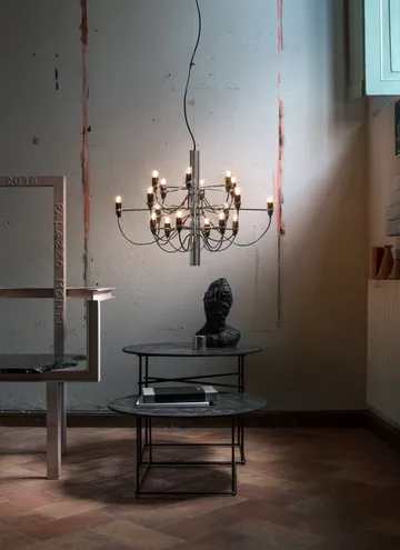2097 Sarfatti πολυέλαιος LED - Χρώμιο 18 λαμπτήρες - Flos