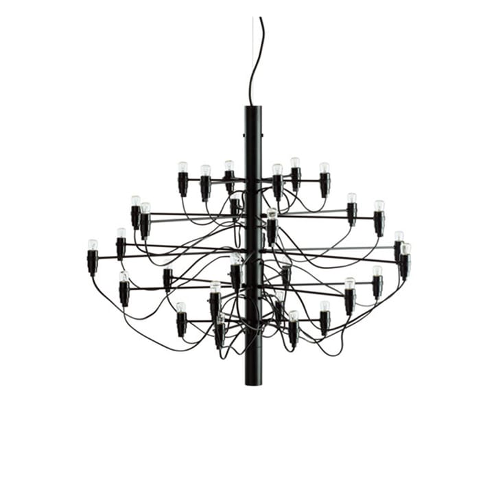 2097 Sarfatti πολυέλαιος LED - Ματ μαύρο 30 λαμπτήρες - Flos