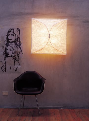 Ariette 2 φωτιστικό τοίχου - Λευκό-textilduk/steel βάσει - Flos
