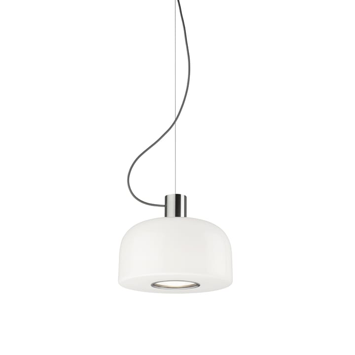 Bellhop Glass S1 κρεμαστό φωτιστικό, Bright aluminum Flos