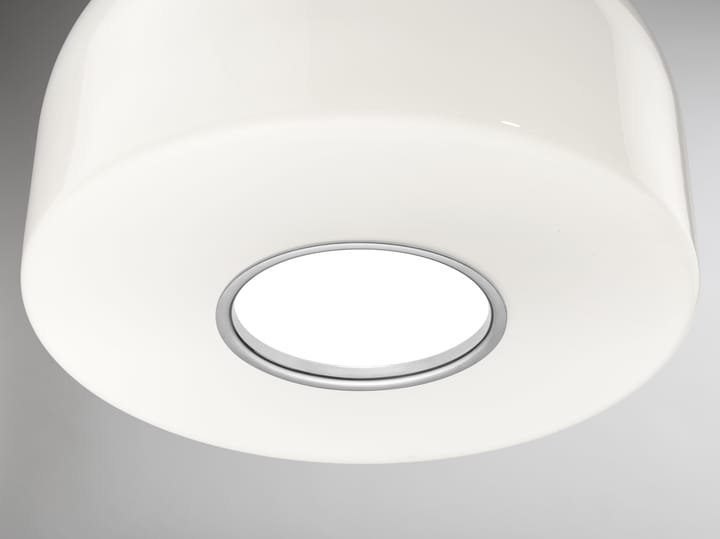 Bellhop Glass S2 κρεμαστό φωτιστικό, Bright aluminum Flos
