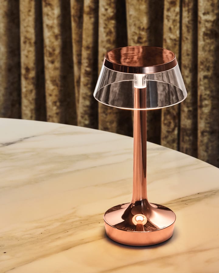 Bon Jour Unplugged επιτραπέζιο φωτιστικό, Copper Flos