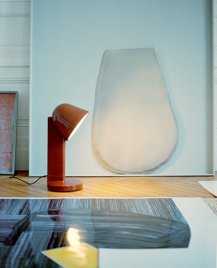 Céramique Down επιτραπέζιο φωτιστικό, Rust red Flos