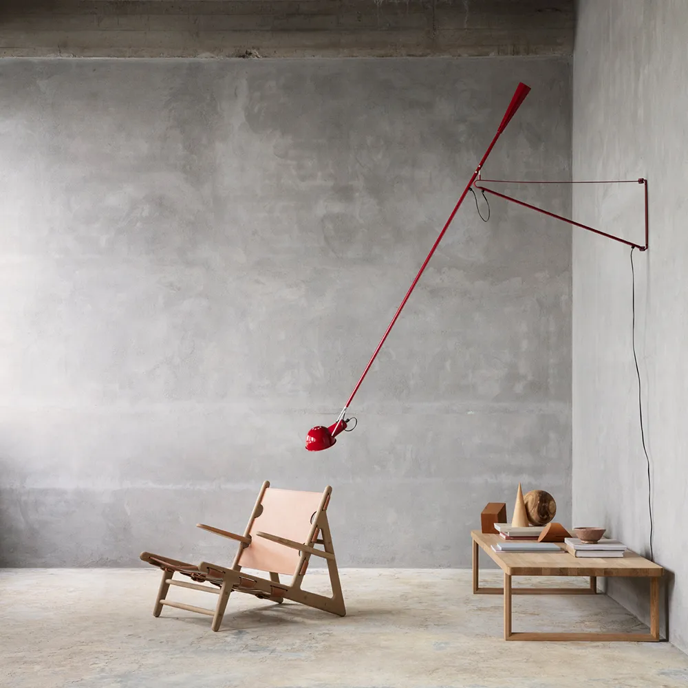 Flos 265 φωτιστικό τοίχου, Λευκή λακαριστή Flos