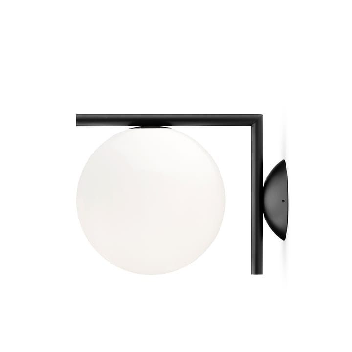 IC lights C/W1 φωτιστικό τοίχου - Μαύρο-opal - Flos