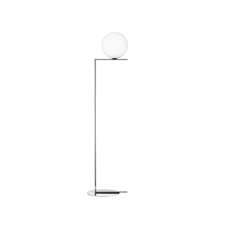 IC Lights F2 φωτιστικό δαπέδου - Χρώμιο-opal - Flos