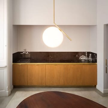 IC lights S2 κρεμαστό φωτιστικό - Χρώμιο-opal - Flos