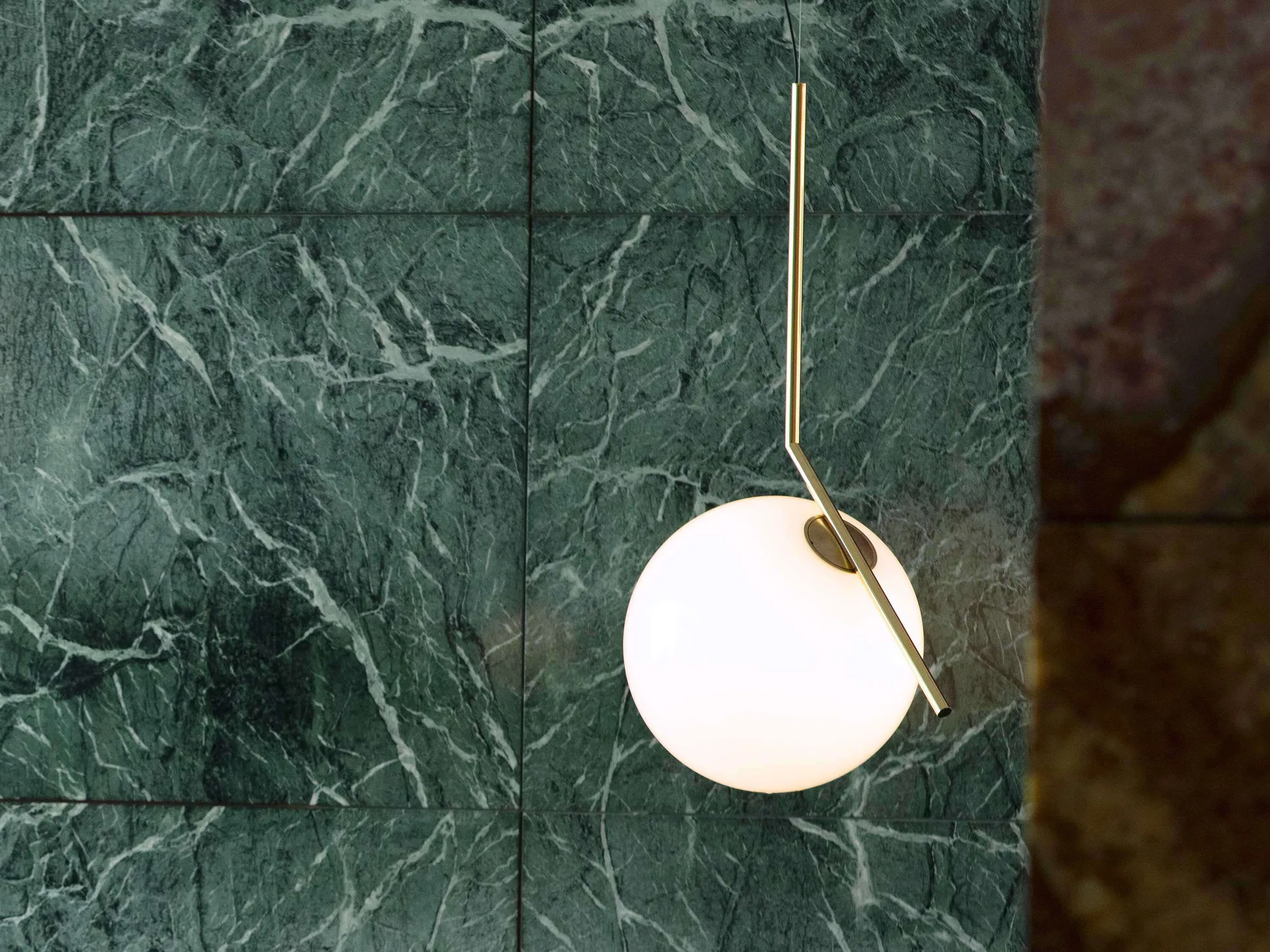 IC Lights S3 κρεμαστό φωτιστικό 102,8 cm, Brass Flos