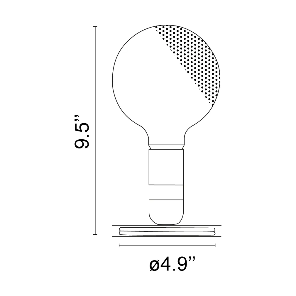 Lampadina επιτραπέζιο φωτιστικό, Λευκό Flos