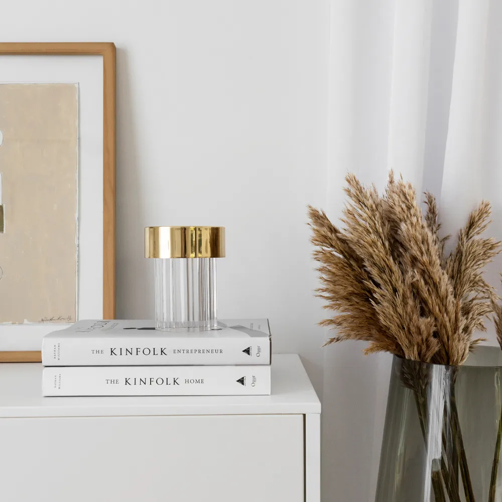 Last Order Fluted IP20 επιτραπέζιο φωτιστικό, Ορείχαλκος Flos