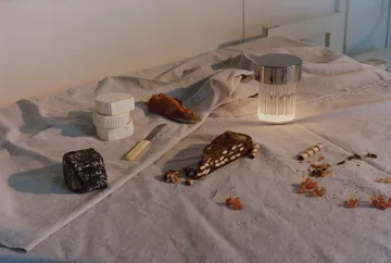 Last Order Fluted IP55 επιτραπέζιο φωτιστικό - Ανοξείδωτο ατσάλι - Flos