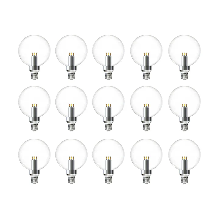 LED global retrofit dimbar φωτεινή πηγή E27 συσκευασία 15 τεμαχίων
 - 2500K 170lm 3W - Flos