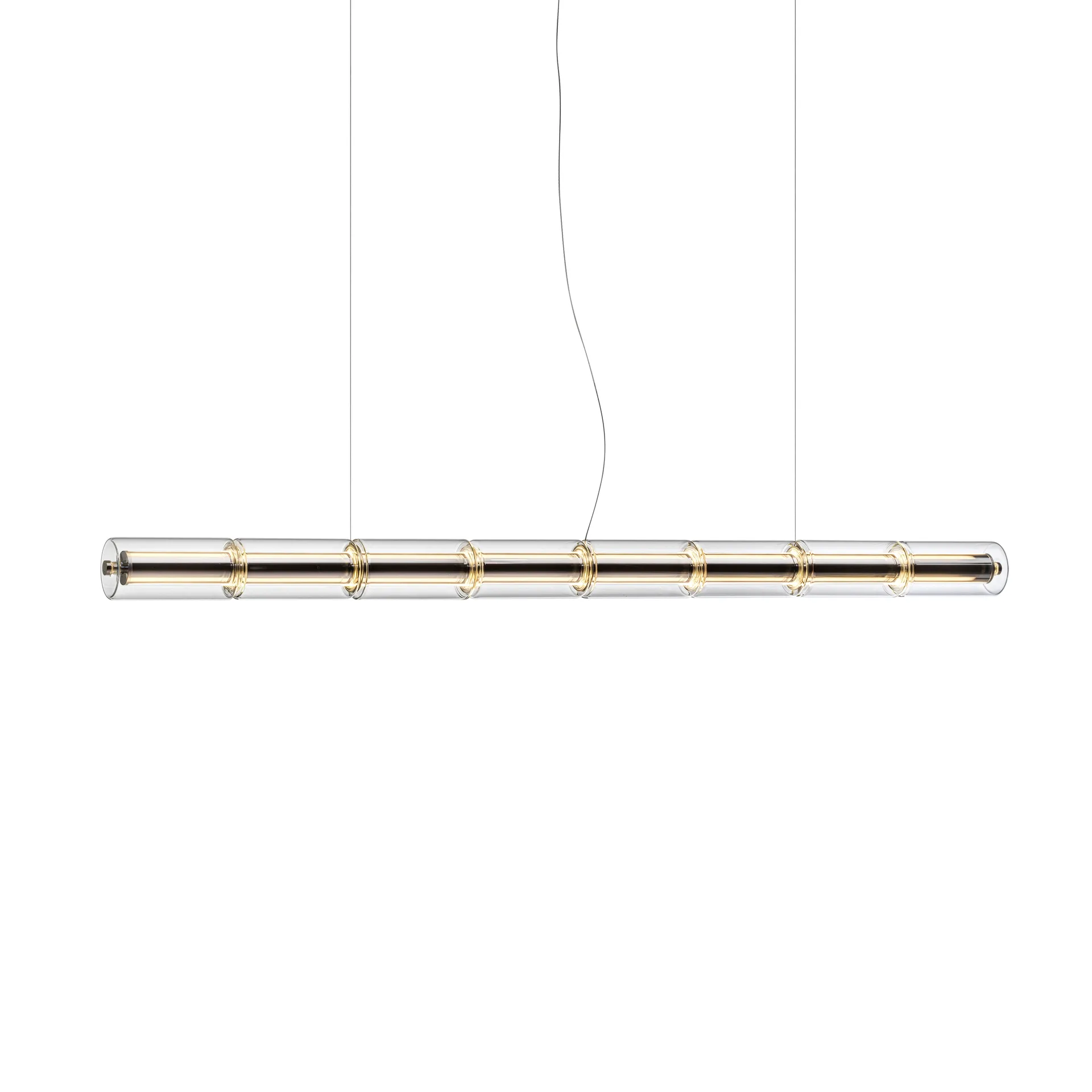 Luce Cilindrica S1 κρεμαστό φωτιστικό 165,6 cm, Glass Flos
