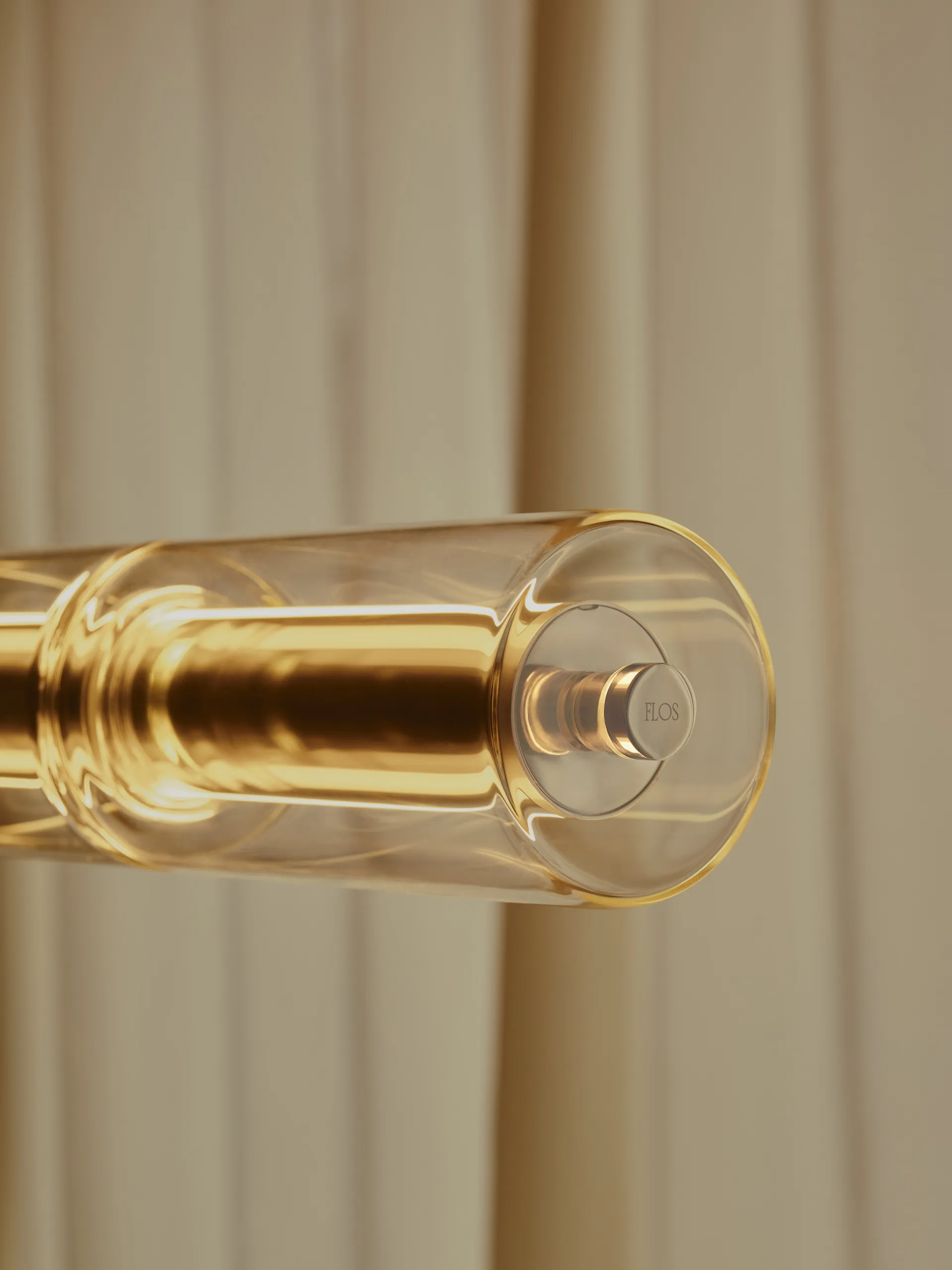 Luce Cilindrica S1 κρεμαστό φωτιστικό 165,6 cm, Glass Flos