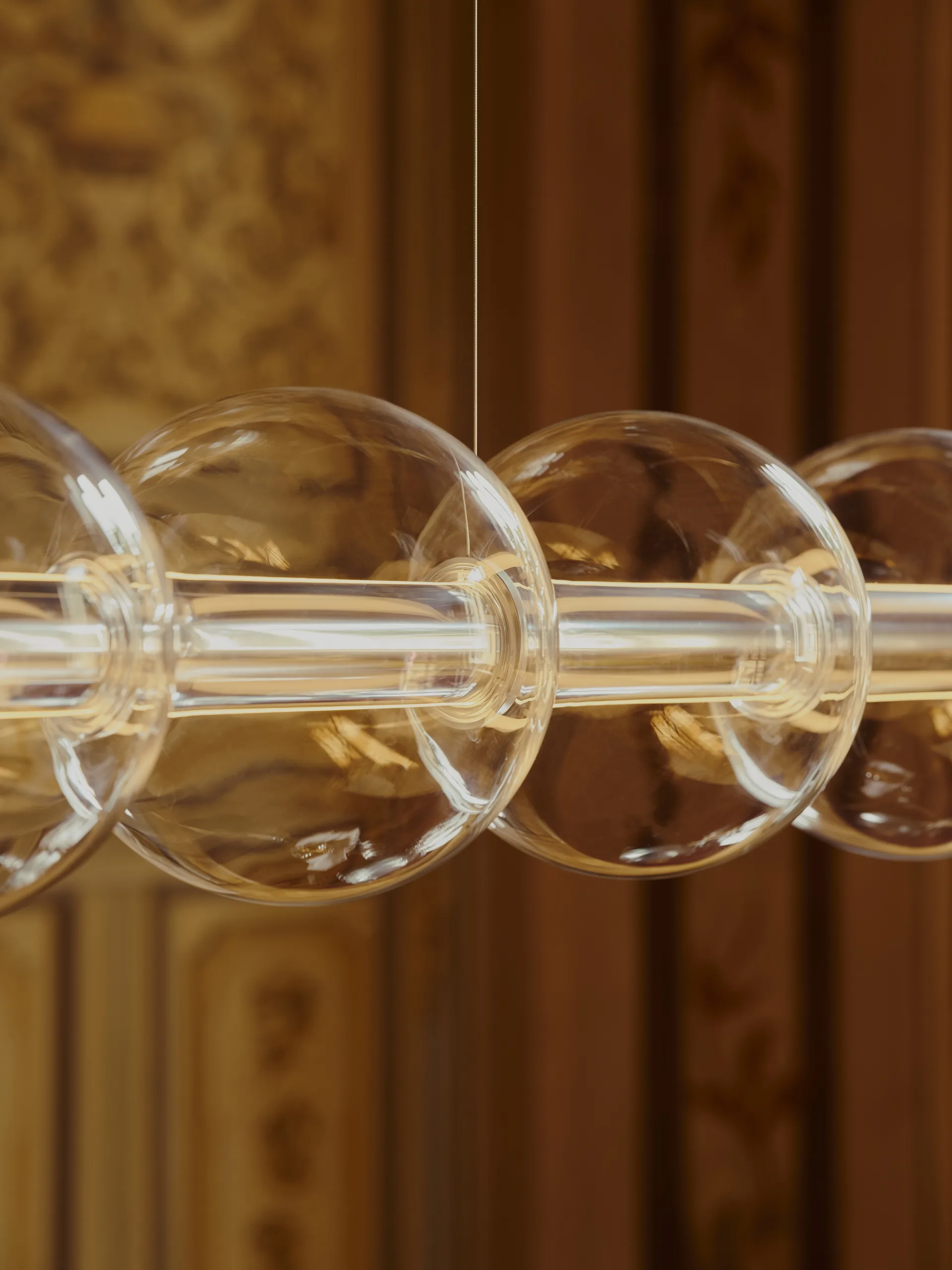 Luce Sferica S2 κρεμαστό φωτιστικό 207,2 cm, Glass Flos