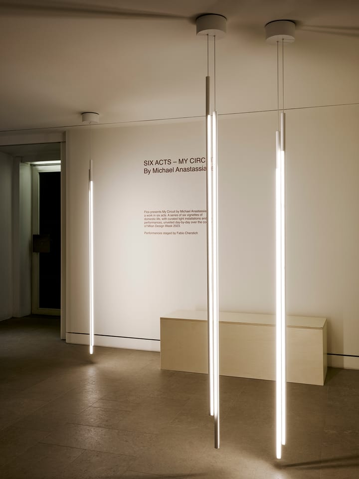 My Lines κρεμαστό φωτιστικό, Matte white Flos