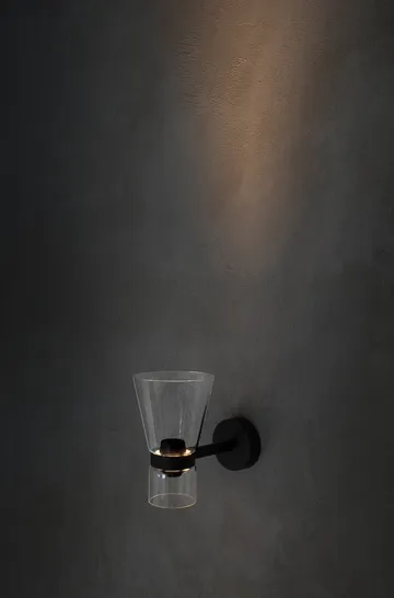 Nocturne Cone απλίκα - μαύρο - Flos