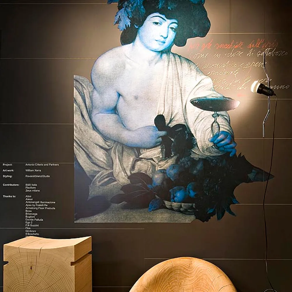 Parentesi φωτιστικό δαπέδου και οροφής ρυθμιζόμενου φωτισμού, Λευκό Flos